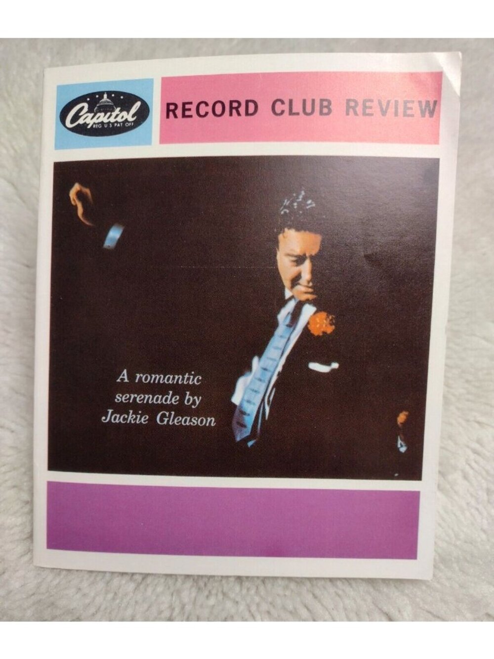 1961 Capitol Record Club Review Magazine Jackie Gleason Carnival Collection